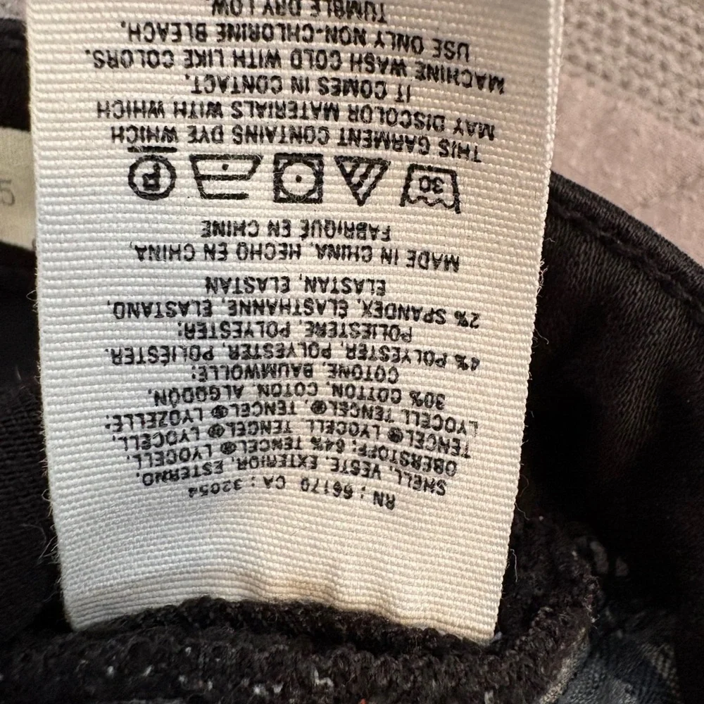 Anthropologie Pilcro and the Letterpress Jeans High Rise Skinny Black Denim  25 - Picture 11 of 14